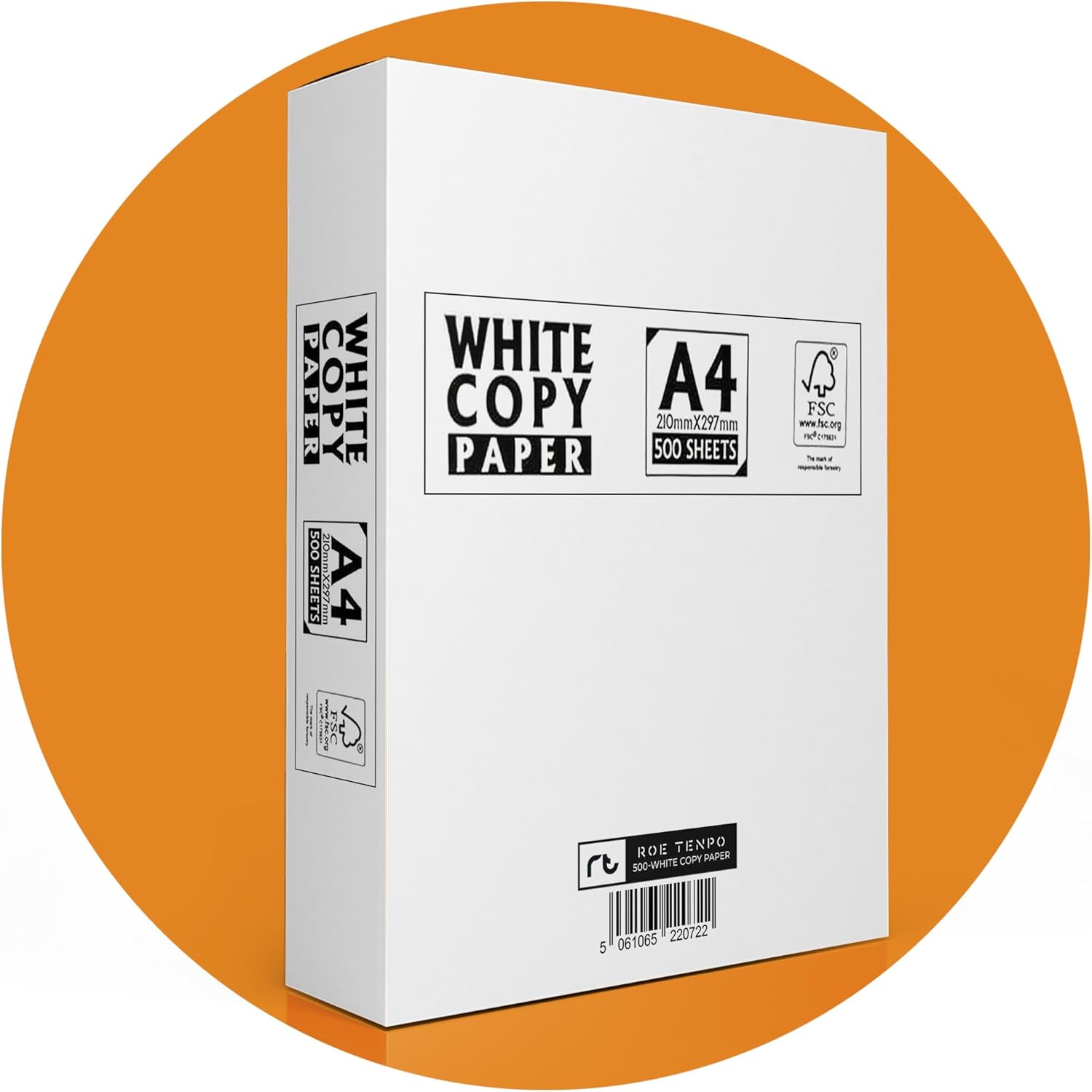 A4 Printer Paper, White, 80 g/m², Pack of 500, Premium Copier Paper for Inkjet, Laser Printers and Copiers, Perfect Bright White, Home and Office Use